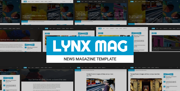 Lynx - Responsive News Magazine Template