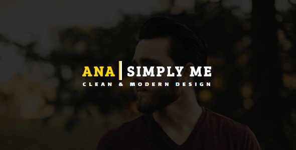 ANA | Personal Business Card WordPress Theme