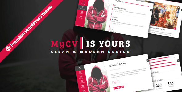 MyCV - Personal Business VCard - WordPress